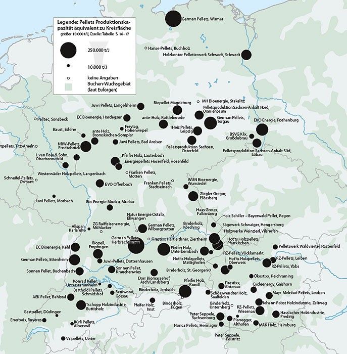 Wenig Neues auf der Pellets-Landkarte