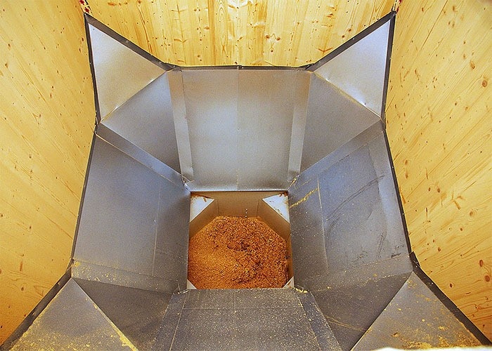 Hobelabfall wird Heizmaterial