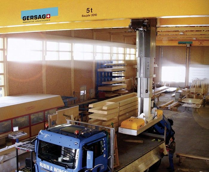 Stapelkran weiterentwickelt